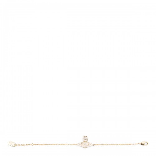 GOLD BRASS ORB BRACELET