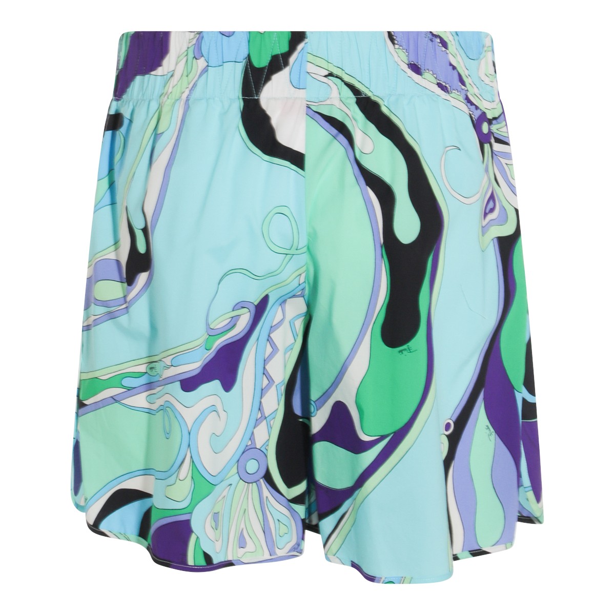 MULTICOLOR COTTON SHORTS