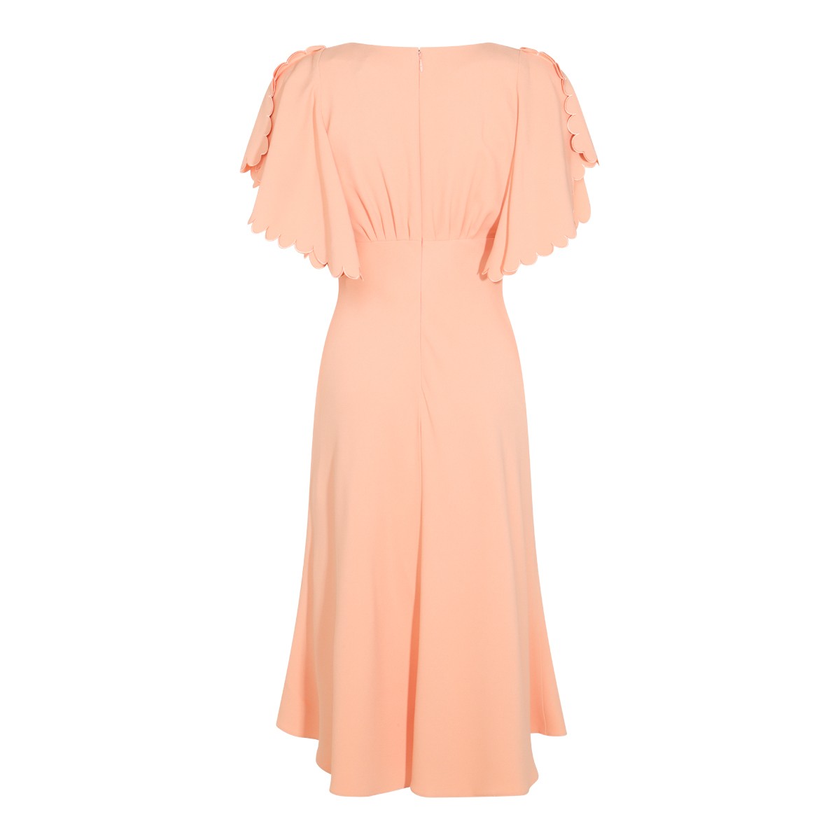 ANTIQUE PINK VISCOSE DRESS