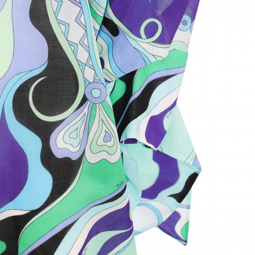 MULTICOLOR COTTON MINI DRESS