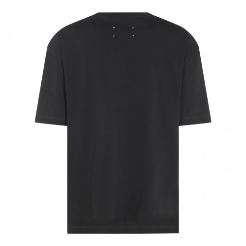 BLACK COTTON T-SHIRT