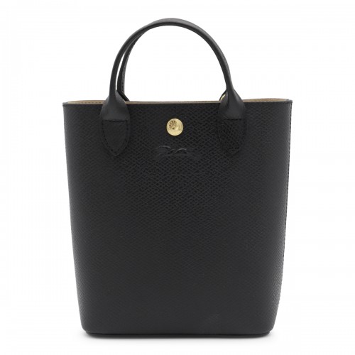 BLACK LEATHER XS SATCHEL