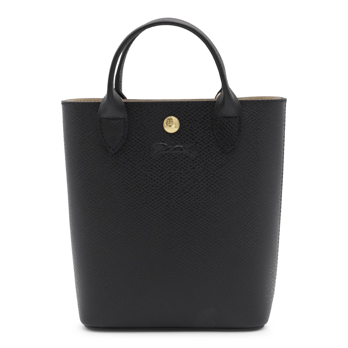 BLACK LEATHER XS SATCHEL