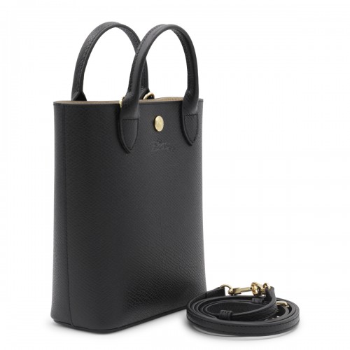 BLACK LEATHER XS SATCHEL 2