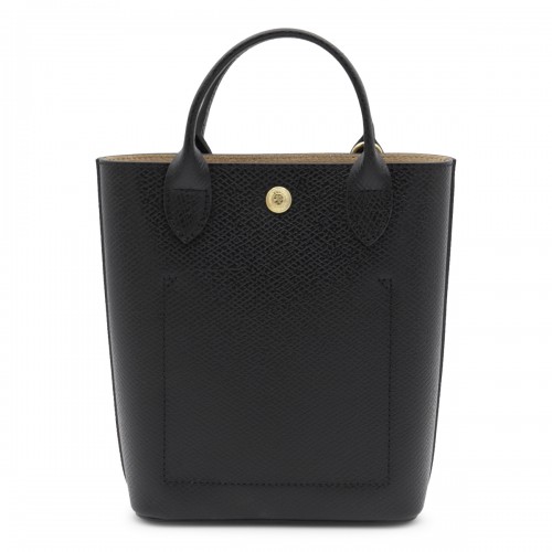 BLACK LEATHER XS SATCHEL