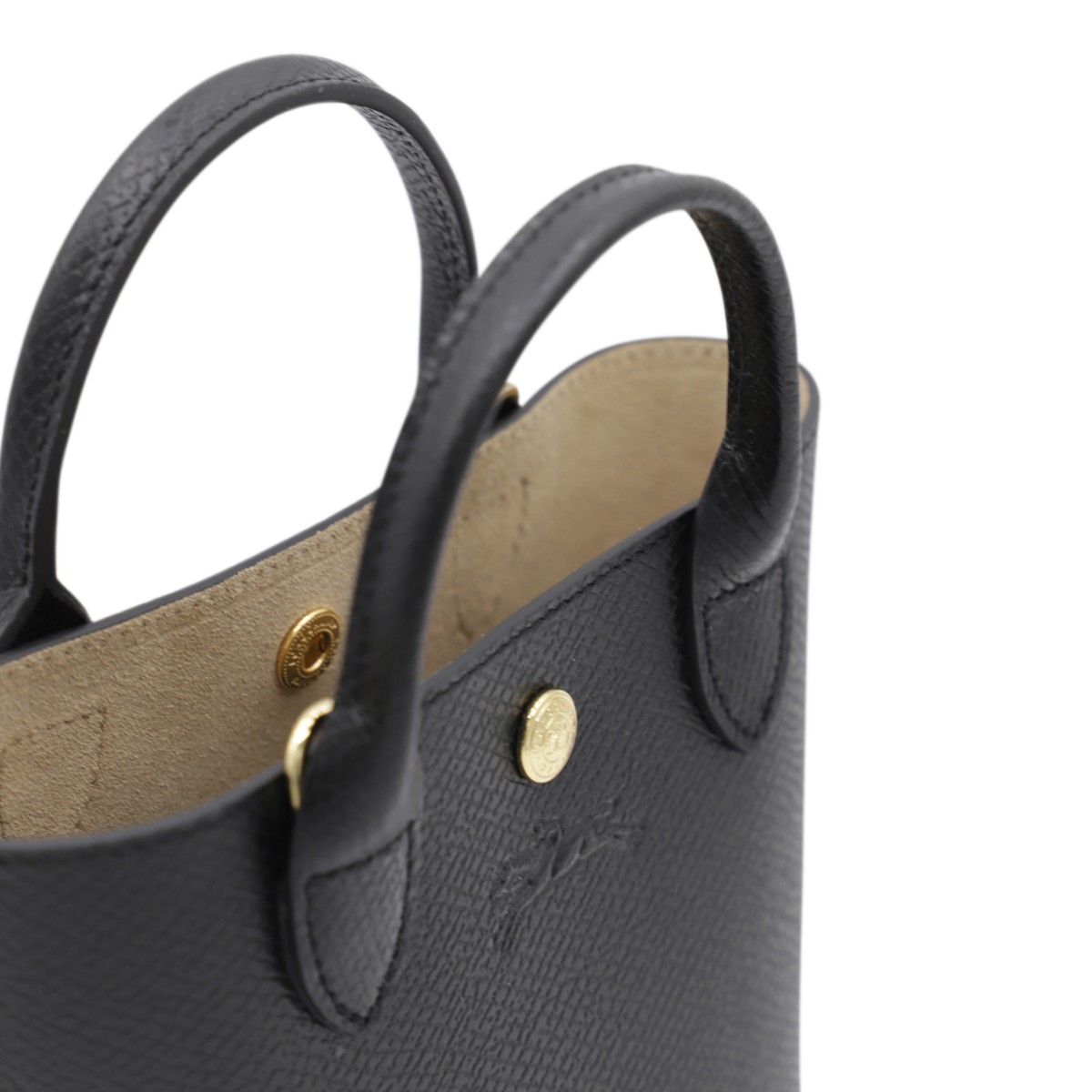 BLACK LEATHER XS SATCHEL