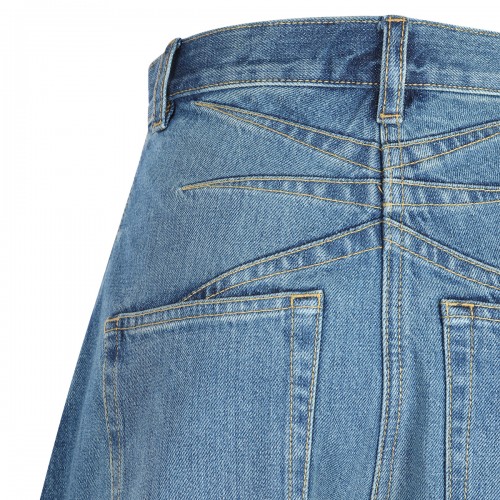 BLUE COTTON DENIM JEANS