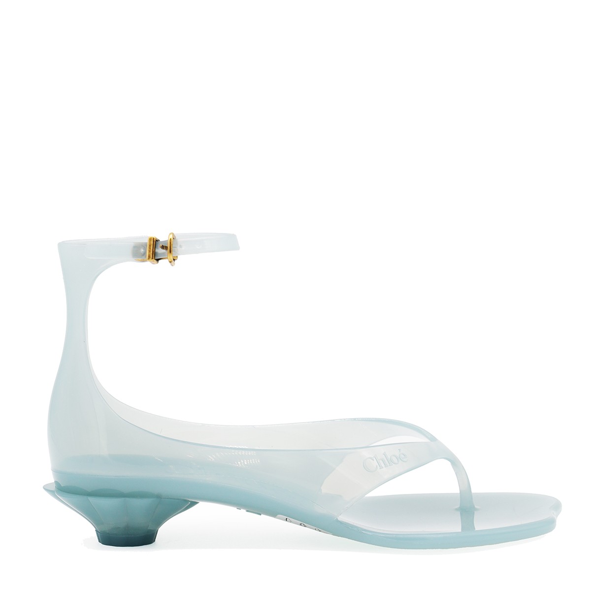 LIGHT BLUE JELLY SANDALS
