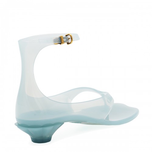 LIGHT BLUE JELLY SANDALS