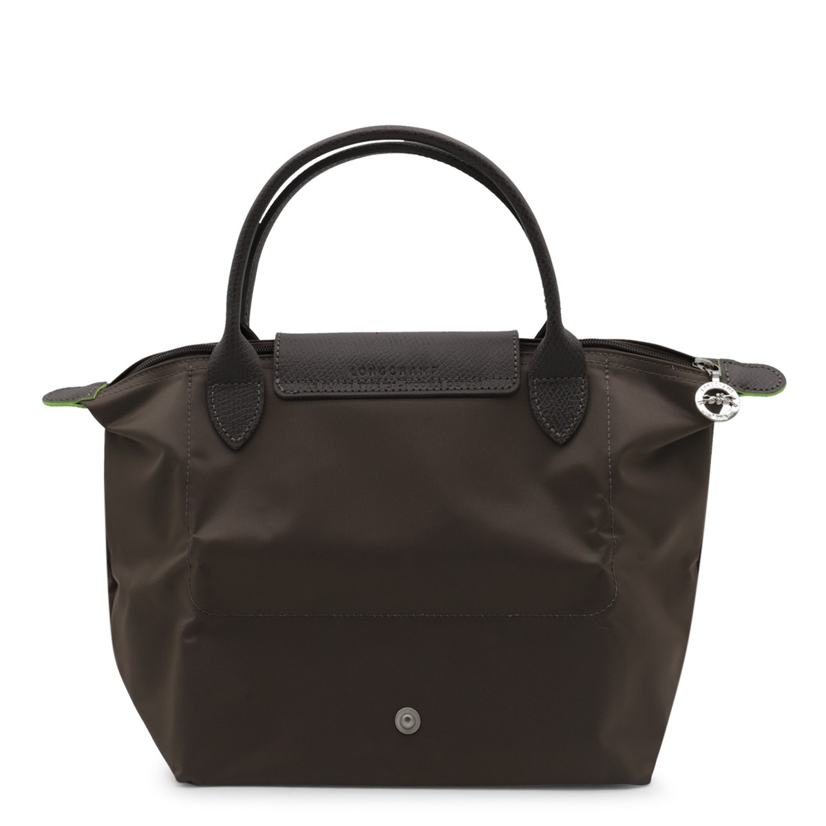 BLACK COTTON AND LEATHER LE PLIAGE S...
