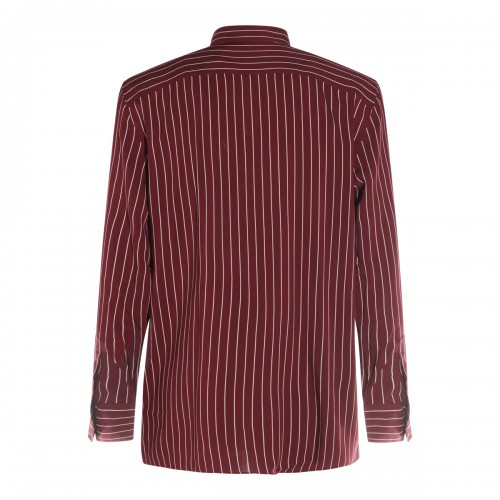 RED AND BLACK VISCOSE SHIRT