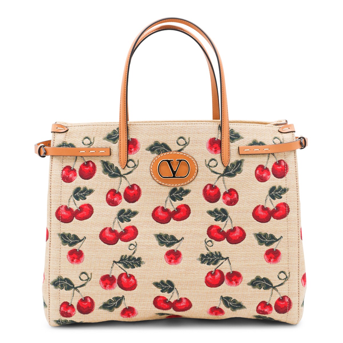 BEIGE COTTON ANTIBES TOTES
