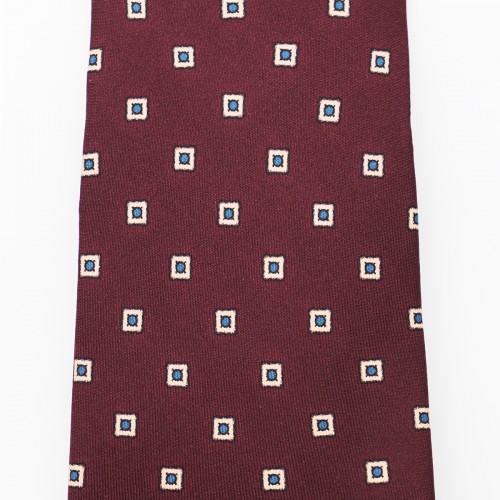 BORDEAUX SILK TIE
