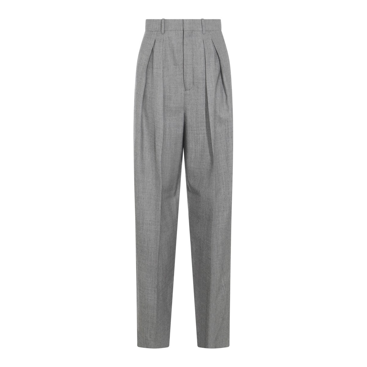 GREY WOOL PANTS