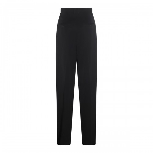 BLACK WOOL PANTS
