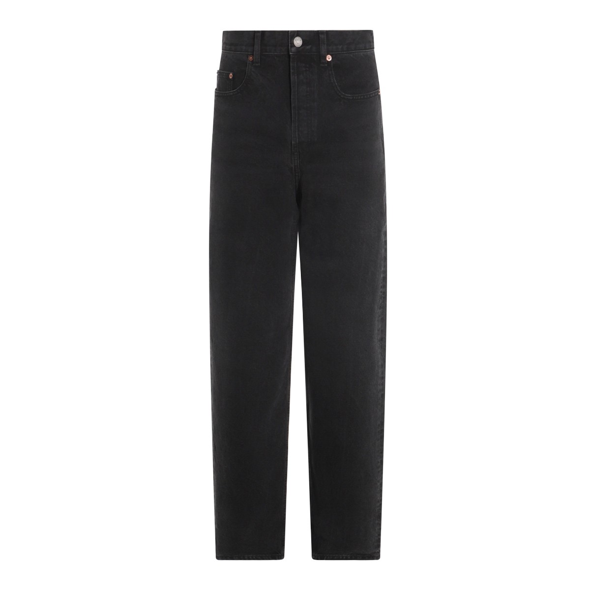 BLACK COTTON DENIM JEANS