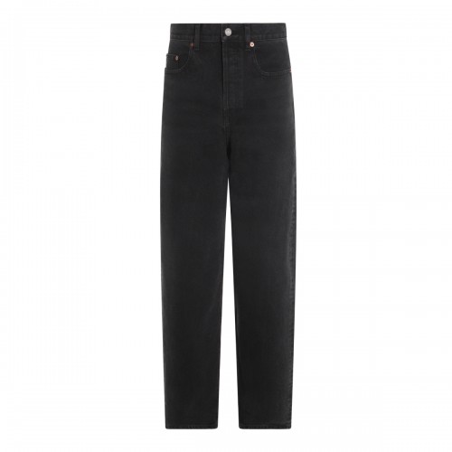 BLACK COTTON DENIM JEANS