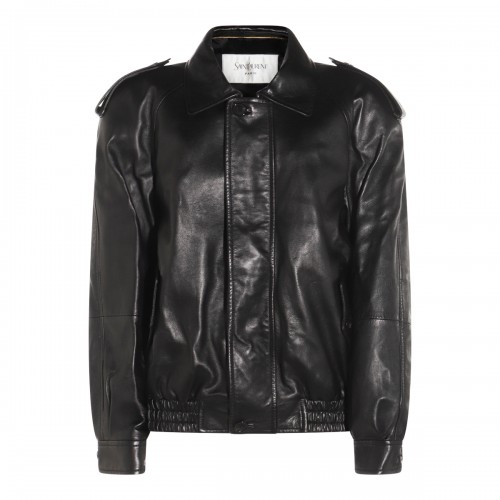 BLACK LEATHER JACKET