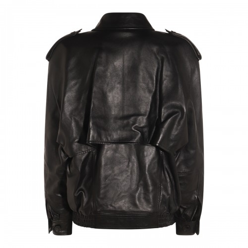 BLACK LEATHER JACKET