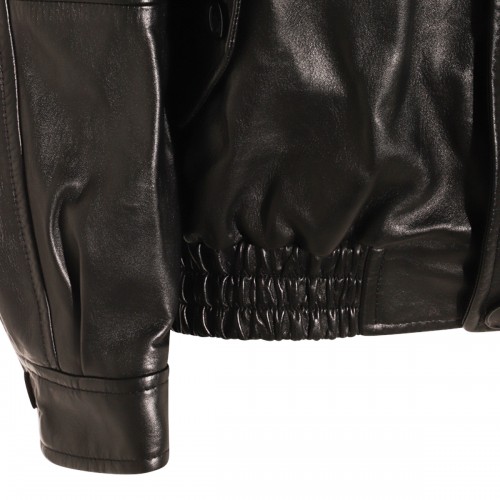 BLACK LEATHER JACKET