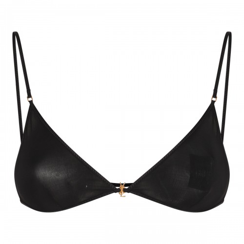 BLACK VISCOSE TOP