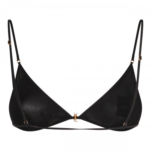 BLACK VISCOSE TOP