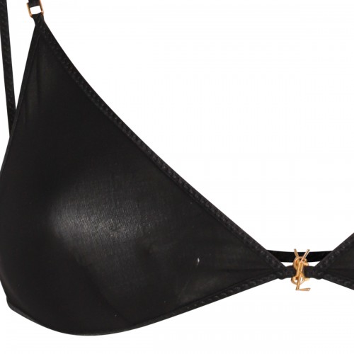 BLACK VISCOSE TOP