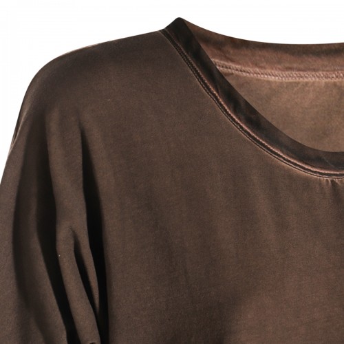 BROWN COTTON DRESS