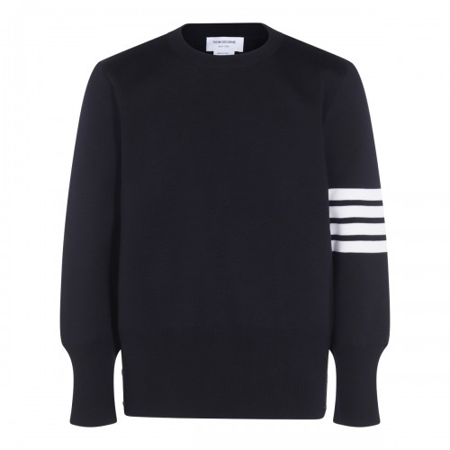 NAVY WOOL KNITWEAR