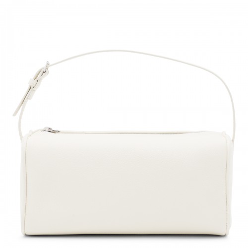 WHITE LEATHER 90'S TOP HANDLE BAG
