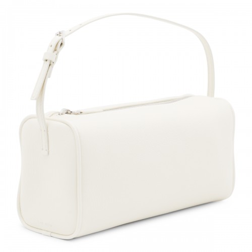 WHITE LEATHER 90'S TOP HANDLE BAG