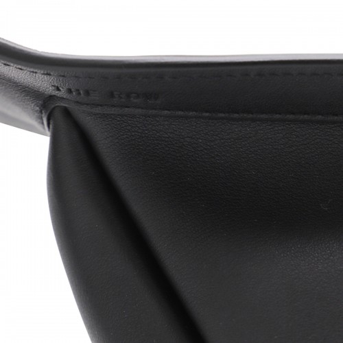 BLACK LEATHER SLOUCHY BANANA CROSSBODY BAG