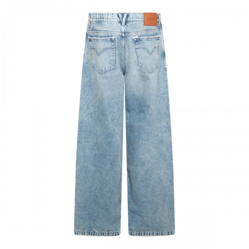 LIGHT BLUE COTTON JEANS
