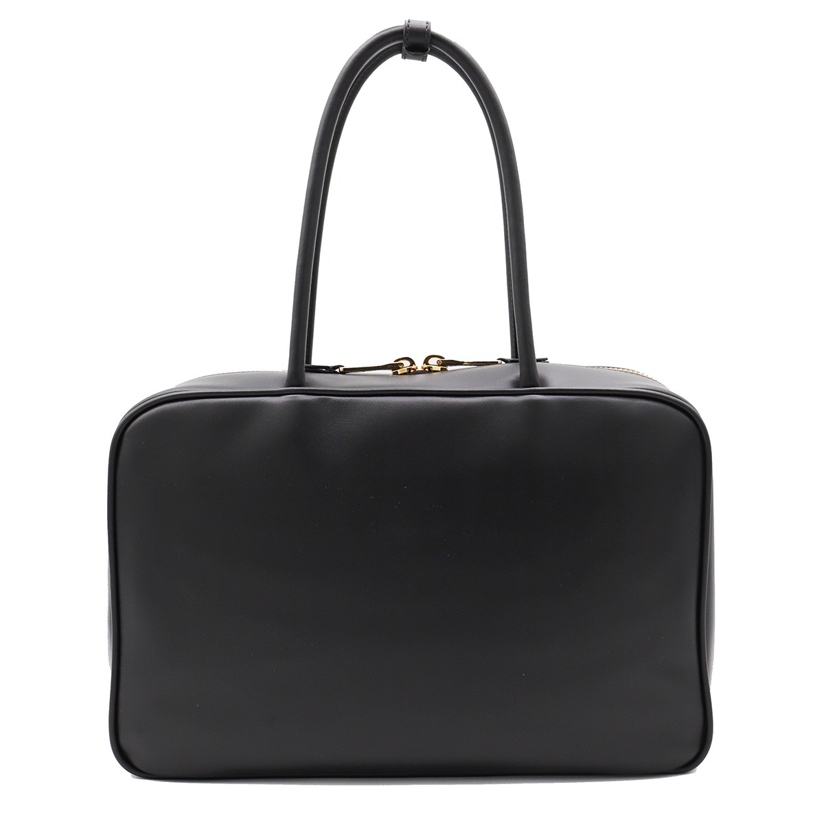 BLACK LEATHER BEAU LARGE TOP HANDLE BAG BLACK LEATHER BEAU LARGE TOP HANDLE BAG