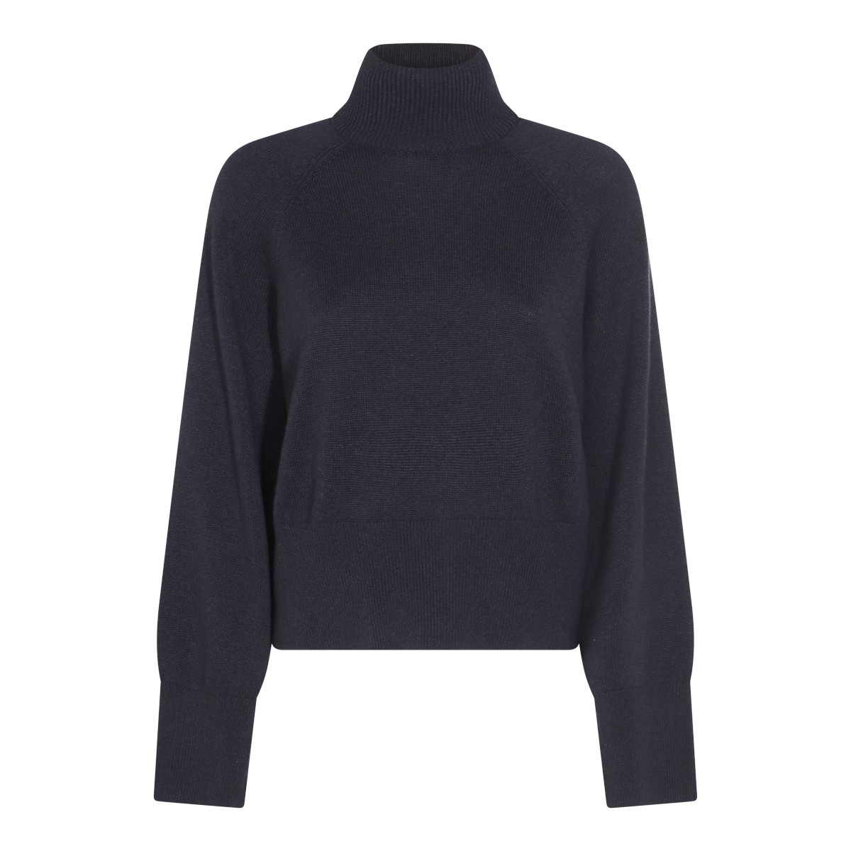 DARK BLUE CASHMERE KNITWEAR