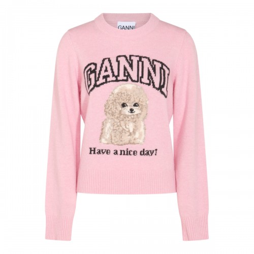PINK WOOL KNITWEAR