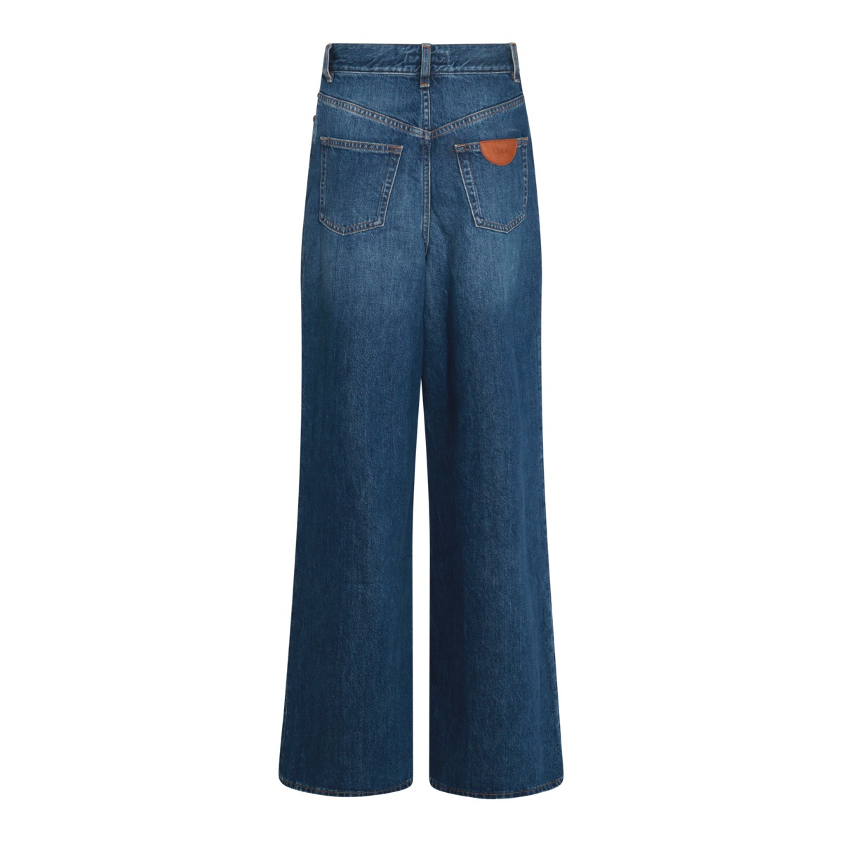 BLUE COTTON DENIM JEANS BLUE COTTON DENIM JEANS
