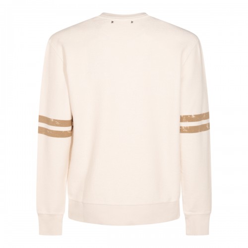 BEIGE COTTON SWEATSHIRT