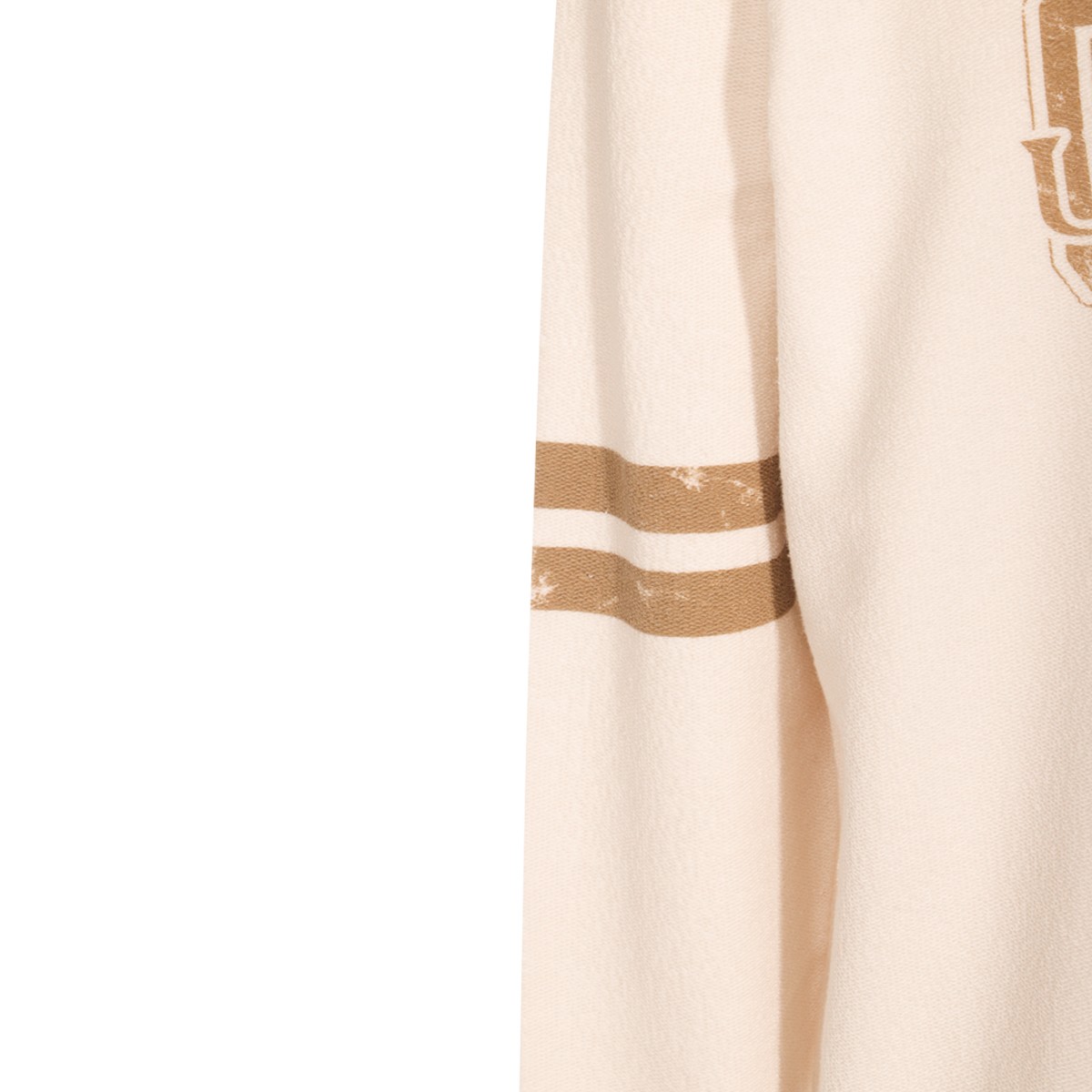 BEIGE COTTON SWEATSHIRT BEIGE COTTON SWEATSHIRT