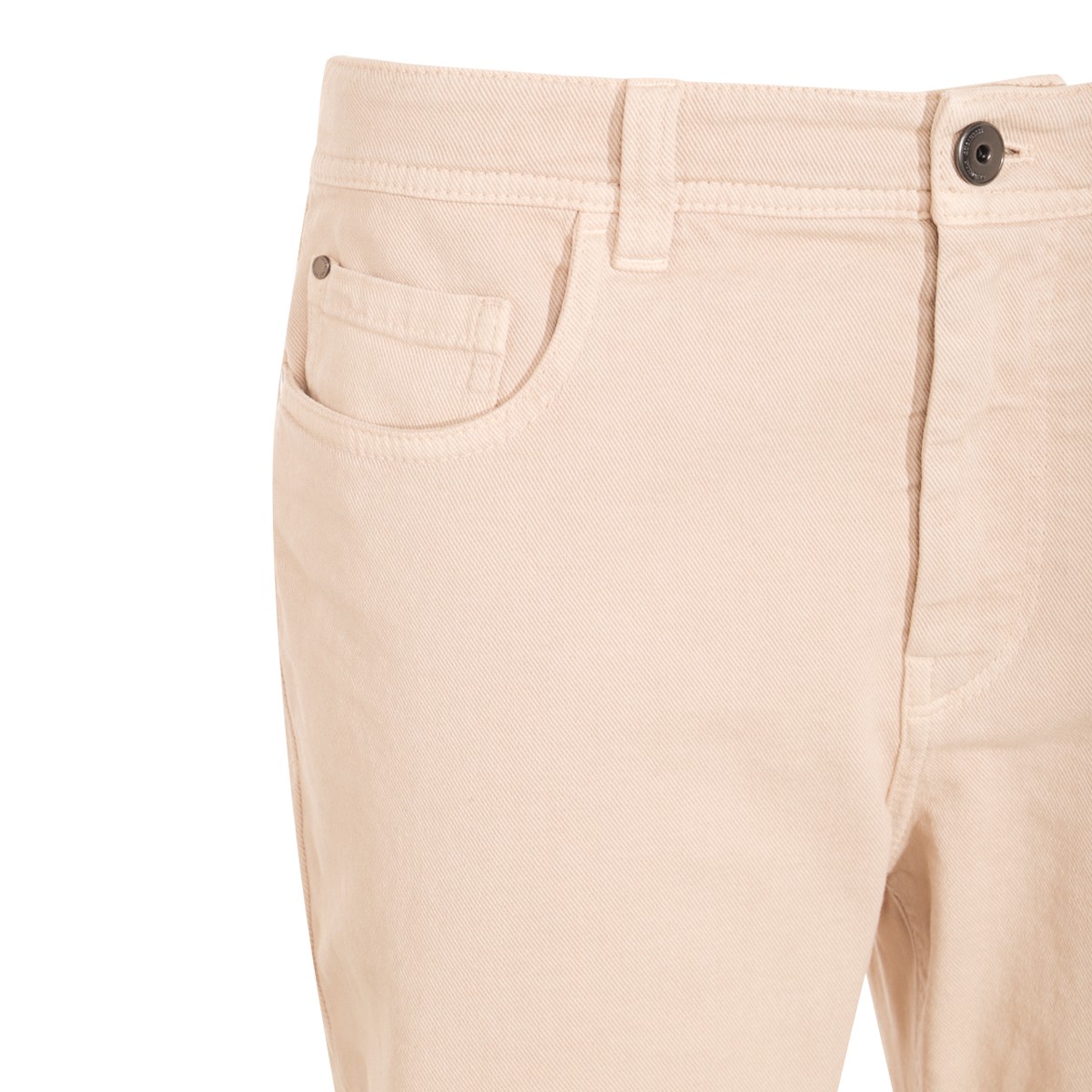 BEIGE COTTON JEANS