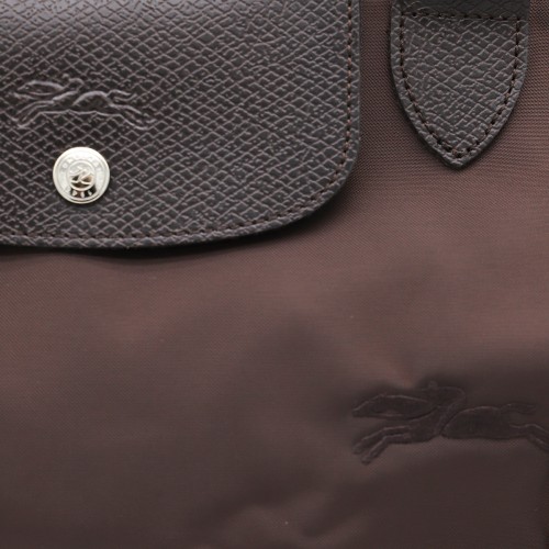 BROWN COTTON LE PLIAGE ORIGINAL L TOTE
