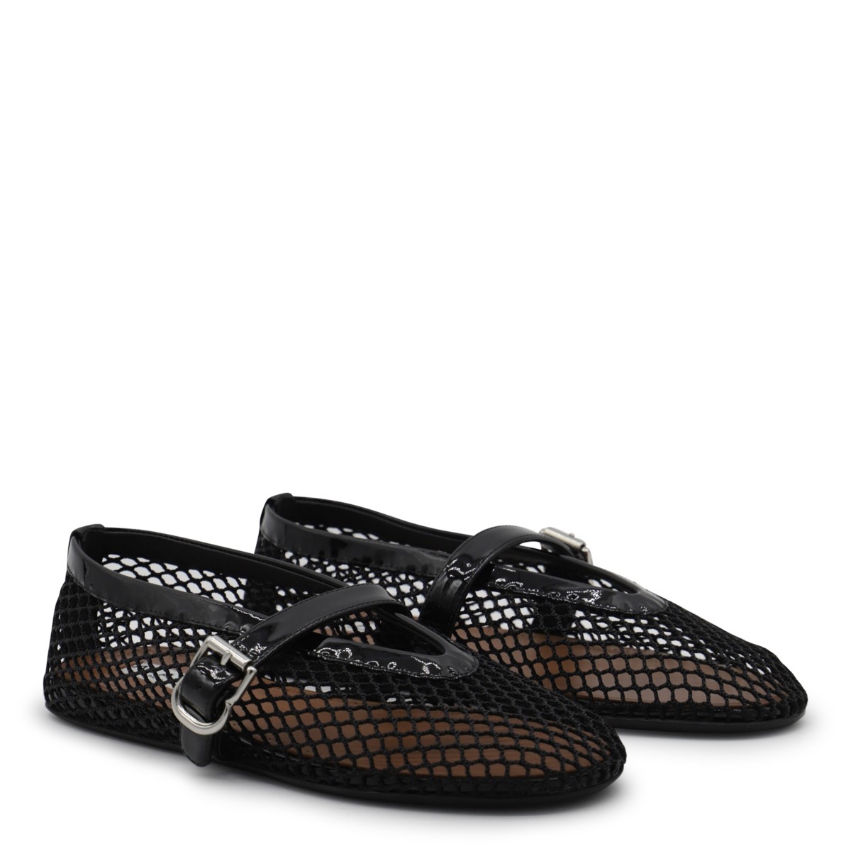 BLACK LEATHER FLATS BLACK LEATHER FLATS