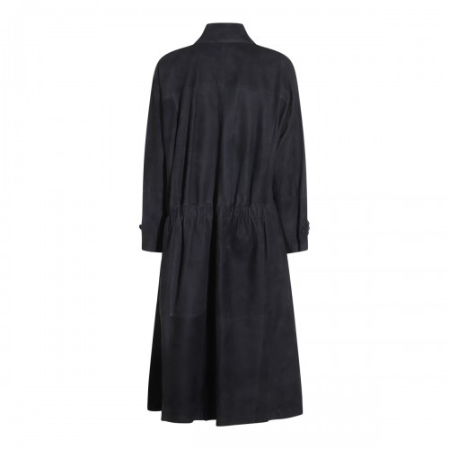 DARK BLUE LEATHER JACKET 2