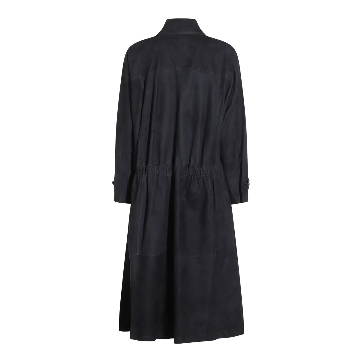 DARK BLUE LEATHER JACKET