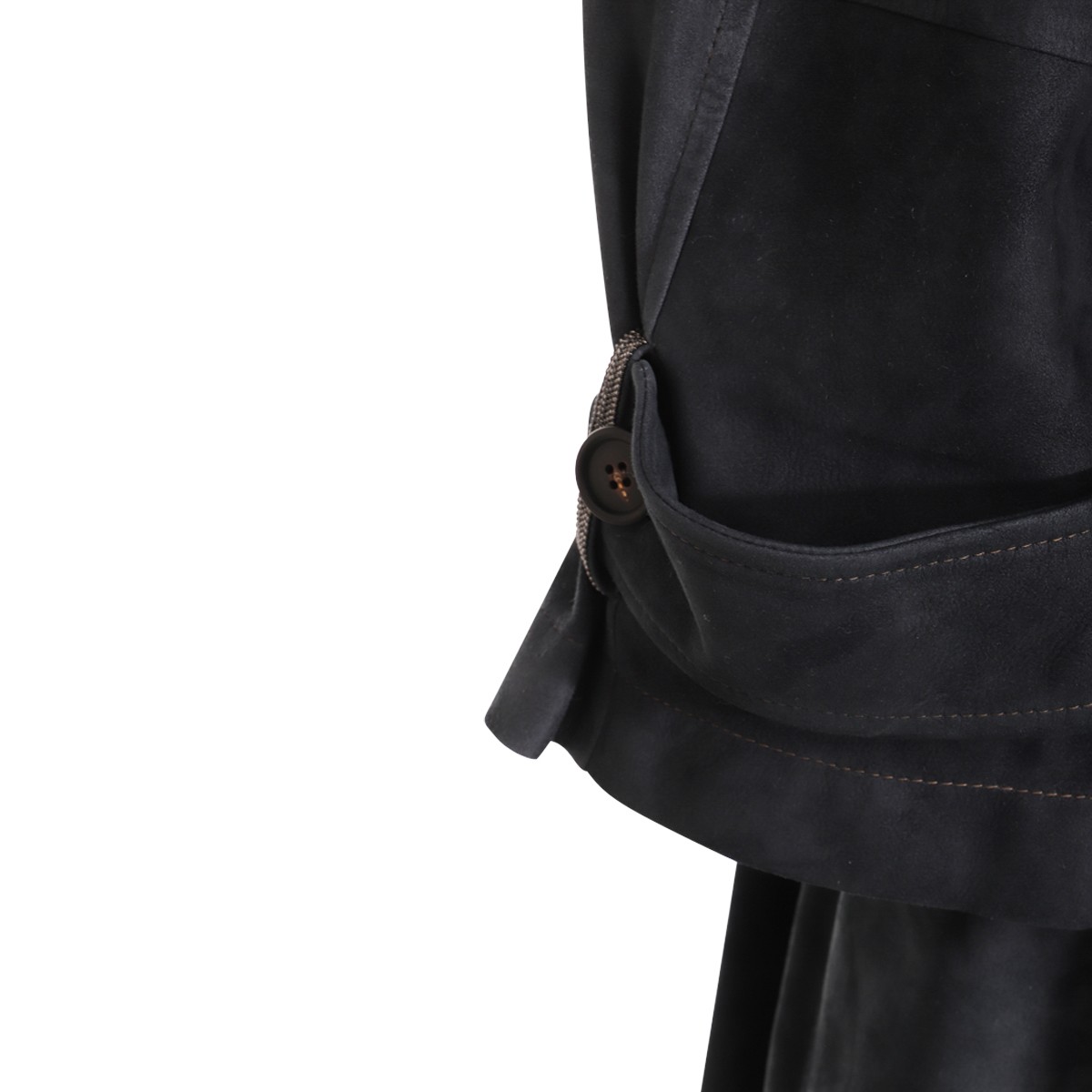 DARK BLUE LEATHER JACKET