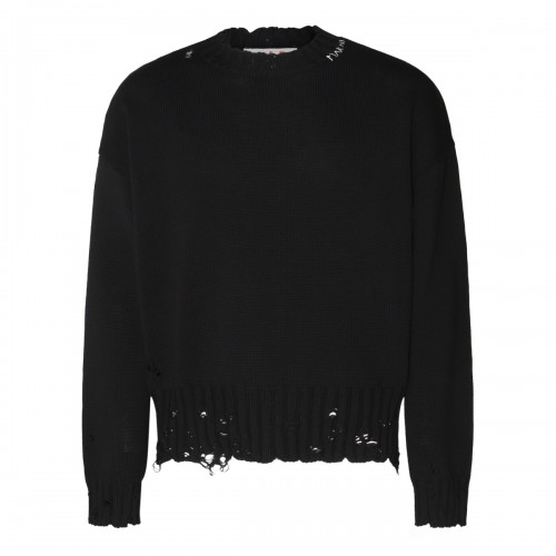 BLACK COTTON KNITWEAR