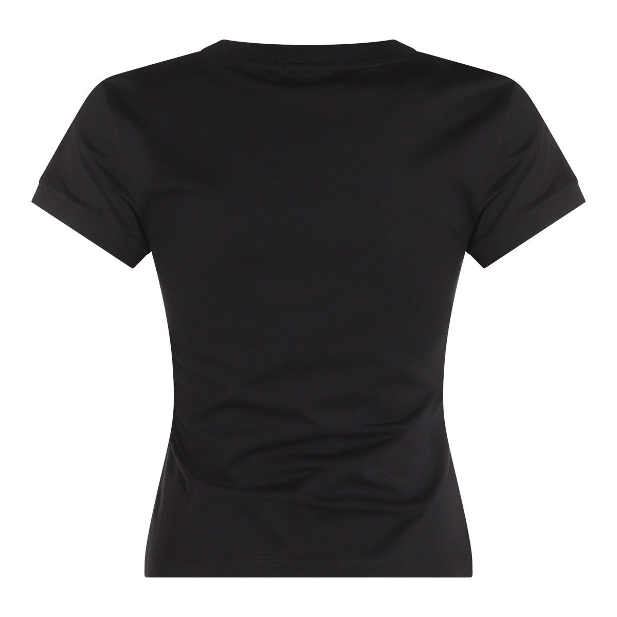 BLACK COTTON T-SHIRT