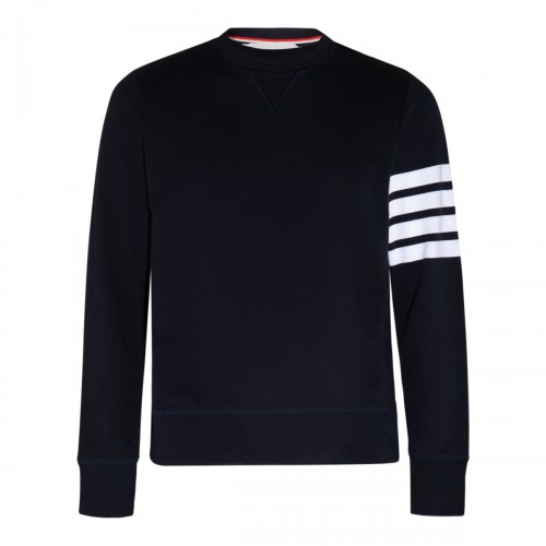 NAVY BLUE COTTON SWEATSHIRT