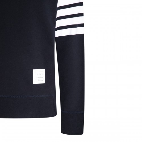 NAVY BLUE COTTON SWEATSHIRT