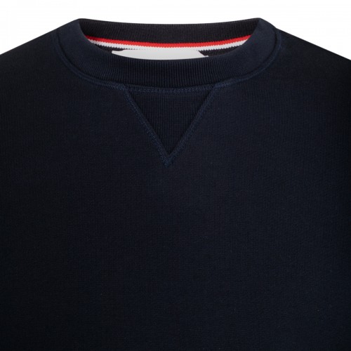 NAVY BLUE COTTON SWEATSHIRT